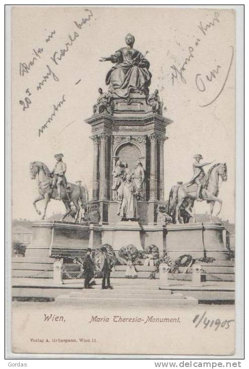 Austria - Wien - Vienna - Maria Theresia Monument - Denkmal - Wien Mitte