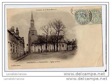 41 - CHAUMONT SUR THARONNE - EGLISE ET PLACE - Autres & Non Classés