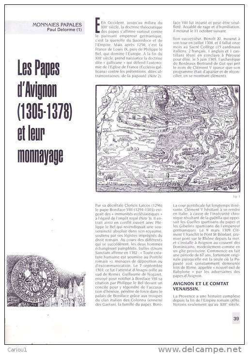 C1 Delorme LES PAPES D AVIGNON 1305 1378 Et LEUR MONNAYAGE Illustre COMPLET - Otros & Sin Clasificación