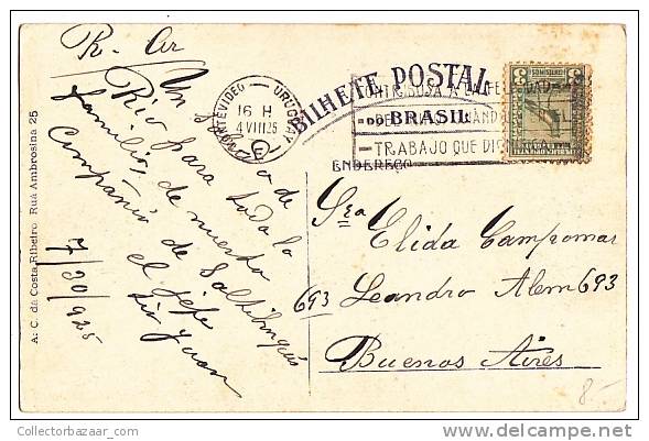 BRAZIL RIO DE JANEIRO JARDIM BOTANICO CARTAO POSTAL CA1900 VINTAGE ORIGINAL POSTCARD Cpa AK (W3-0208) - Rio De Janeiro