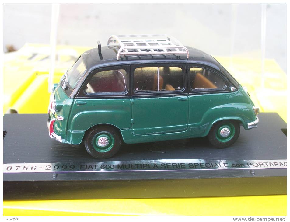 BRUMM -  FIAT 600 MULTIPLA TAXI  Limited Edition AVEC SA BOITE Scala 1/43 - Brumm