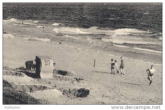 ÄLTERE POSTKARTE WYK AUF FÖHR SÜDSTRAND EHEPAAR PERSONEN Strand Plage Beach Cpa Postcard AK Ansichtskarte - Föhr