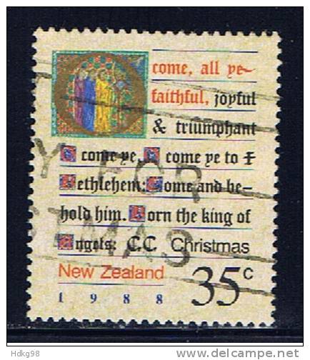 NZ+ Neuseeland 1988 Mi 1037 - Used Stamps