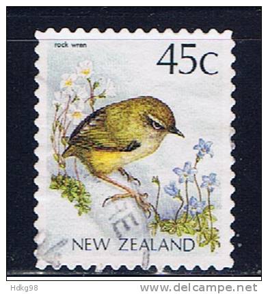 NZ+ Neuseeland 1991 Mi 1184 Felsschlüpfer - Used Stamps