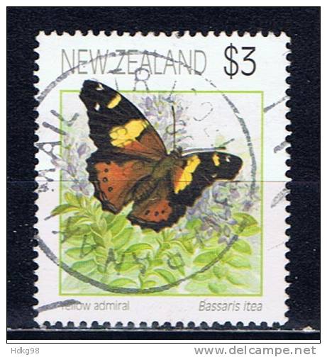 NZ Neuseeland 1991 Mi 1210 Schmetterling - Used Stamps