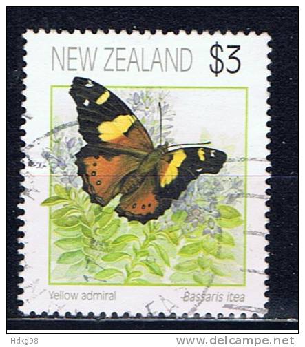 NZ Neuseeland 1991 Mi 1210 Schmetterling - Used Stamps