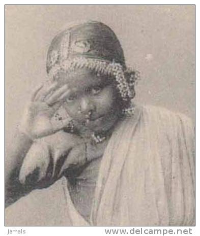 Salaams From India, Child Girl, Jewellery / Jewelry, Picture Postcard, Marseille - Other & Unclassified