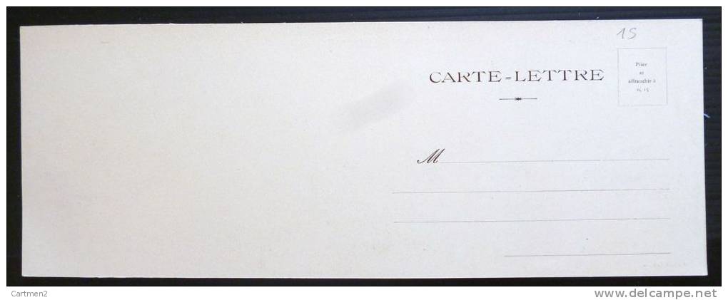 GRANDE CARTE-LETTRE PANORAMA 1900 : CARNAC PANORAMA DES ALIGNEMENTS DU MENEC MOULIN MENHIRS 28 X 11 CM MORBIHAN 56 - Carnac
