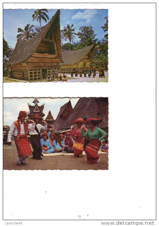 INDONESIE INDONESIA SUMATRA JAVA 15 CARTES   ( Course Bateau Spectacle Danse Ecole ) - 5 - 99 Cartes