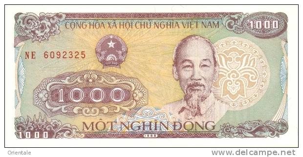VIETNAM P. 106a 1000 D 1988 UNC (2 Billets) - Vietnam