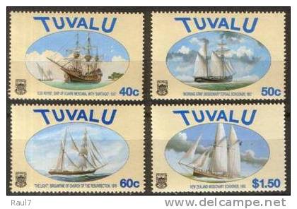 Tuvalu - 1998 - Bateaux, Anciens Voiliers - 4v Neufs ** // Mnh - Tuvalu (fr. Elliceinseln)