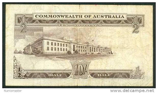 AUSTRALIA , 10 SHILLINGS ND ( 1954 - 60 ) , P-29 - Other & Unclassified