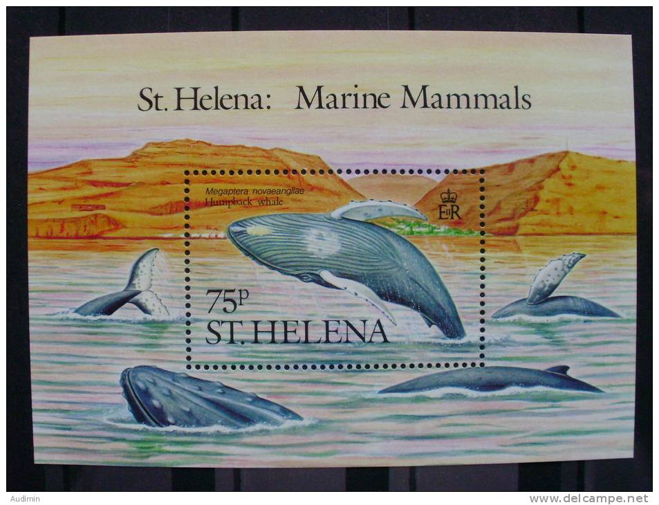 St. Helena 477 Block 8 **/MNH, Wale - Saint Helena Island