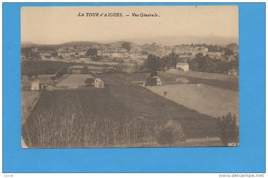 84 La TOUR D'AIGUES : Vue Générale - La Tour D'Aigues