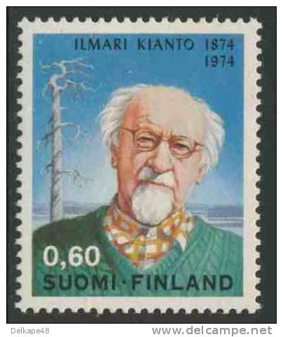 Finland Suomi 1974 Mi 750 YT 714 ** Ilmari Kianto (Calamnius 1874-1970) Writer / Schriftsteller / écrivain / Schrijver - Schrijvers
