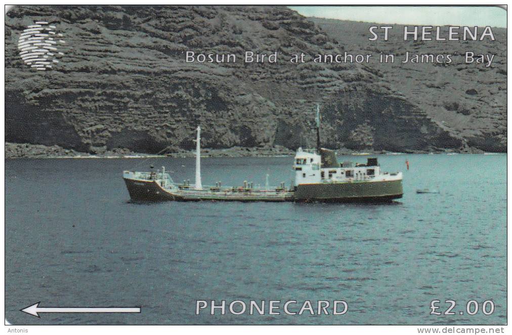 ST. HELENA ISL.(GPT) - Bosun Bird Ship, CN : 5CSHD/B, Tirage 2000, Mint - Sainte-Hélène