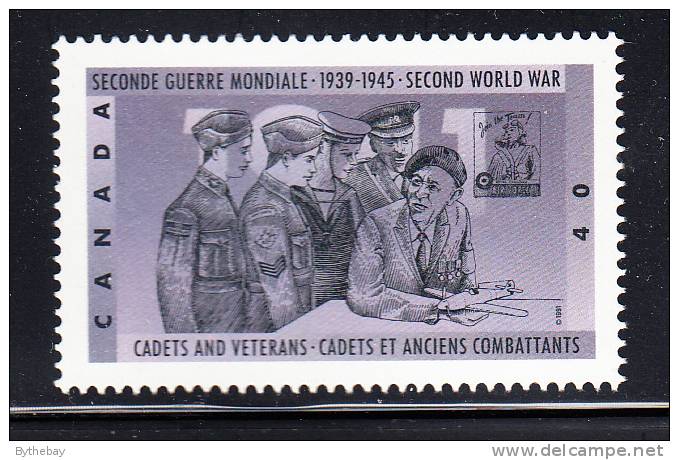 Canada MNH Scott #1347 40c Cadets And Veterans - Second World War, 1941 - Neufs