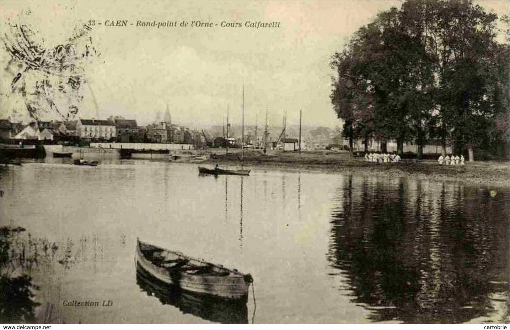 Dépt 14 - CAEN. - Rond-Point De L'Orne - Cours Calfarelli - Caen