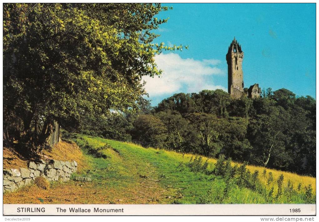 BR23864 Stirling The Wallace Monument    2 Scans - Stirlingshire