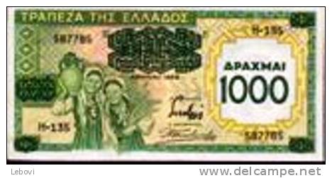 Grèce - 1000 Drachmes 1939 - Grèce