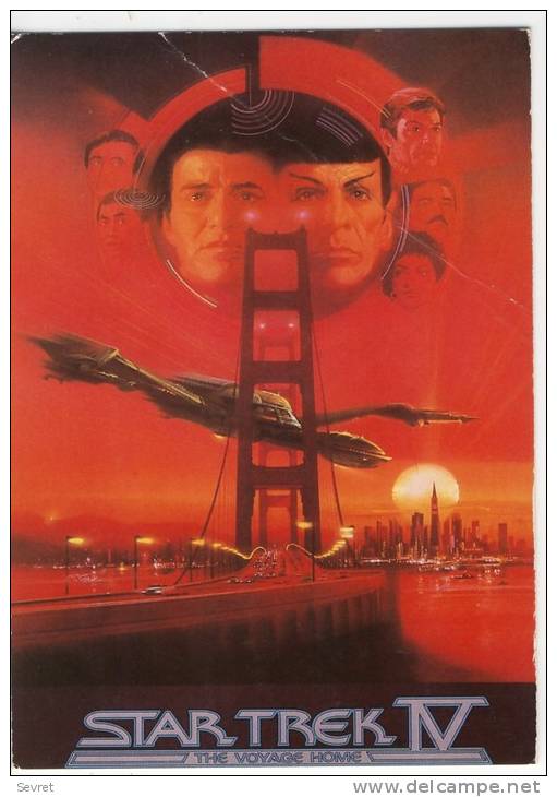 CINEMA. - Film "STAR TREK IV  " . - Affiche - Other & Unclassified