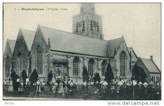 N°23123 -cpa Westvleteren -l'église- - Vleteren
