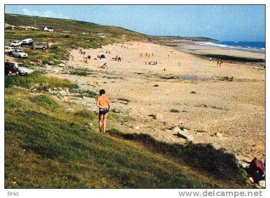 CPSM Plouhinec  Plage De Mesperleuc - Plouhinec