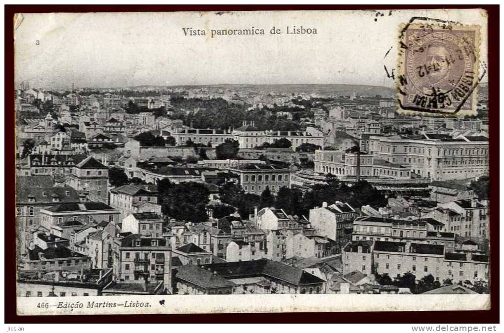 Cpa De  Portugal  Panoramica  De Lisboa   RAM16 - Lisboa