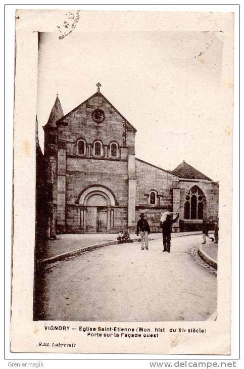 Cpa 52 - Vignory - Eglise Saint-Etienne (Mon; Hist. Du XIe Siècle) - Porte Sur La Façade Ouest - Edit; Labreuvois - Vignory