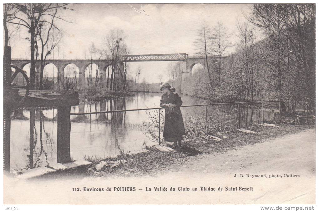 112 - Environs De Poitiers  -  La Vallée Du Clain Au Viaduc De SAINT-BENOIT - Saint Benoît