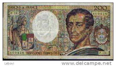 France - 200 FR 1992 - 200 F 1981-1994 ''Montesquieu''