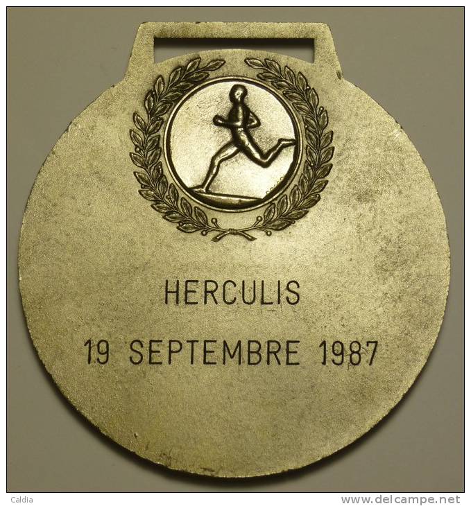 Monaco Médaille  "" Stade Louis II - 1985 "" - - """ HERCULIS """ - 19 Septembre 1987 - Autres & Non Classés