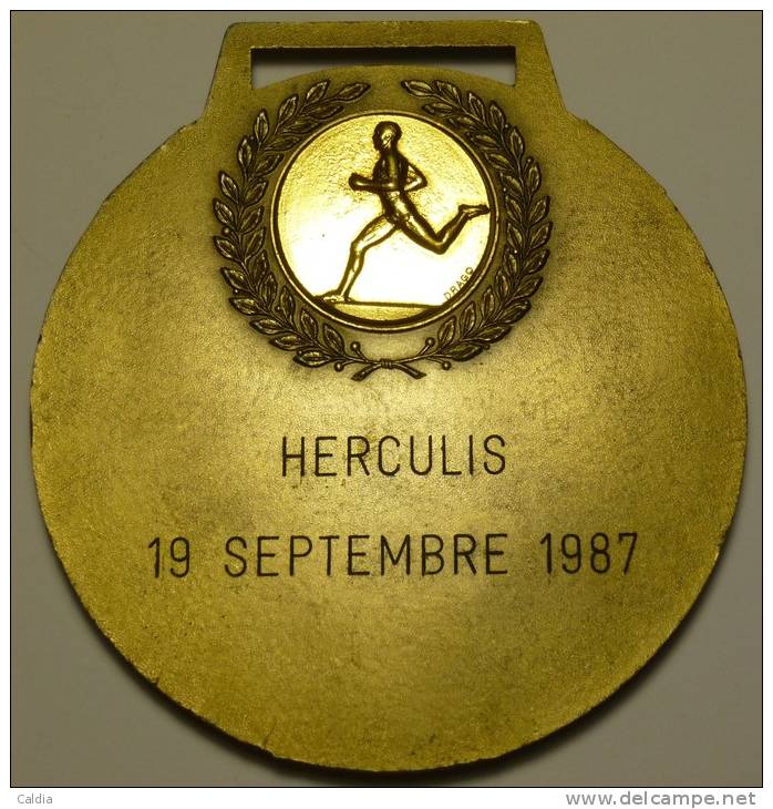 Monaco Médaille  "" Stade Louis II - 1985 "" - - """ HERCULIS """ - 19 Septembre 1987 - Other & Unclassified