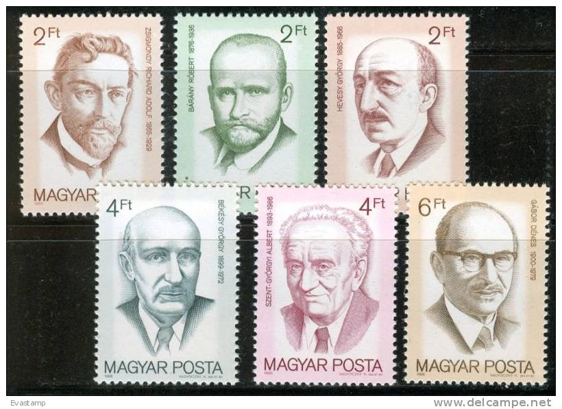 HUNGARY - 1988. Nobel Prize Winners Cpl. Set MNH! - Unused Stamps