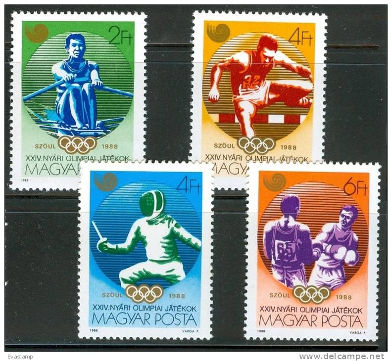 HUNGARY - 1988.Summer Olympics,Seoul Cpl. Set MNH! - Neufs