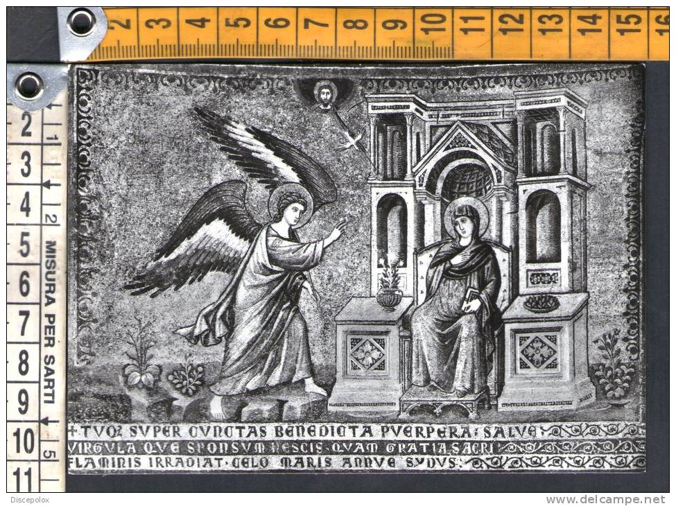 E1750 Roma, Basilica Di S. Maria In Trastevere -  L´ Annunciazione, Mosaico Dell´ Abside - Mozaïek, Mosaïque, Mosaic - Tableaux, Vitraux Et Statues