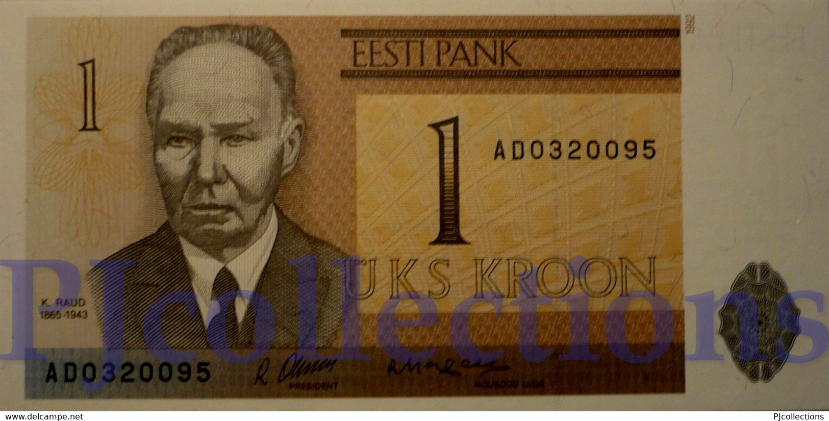 ESTONIA 1 KROONI 1992 PICK 69a UNC - Estonia