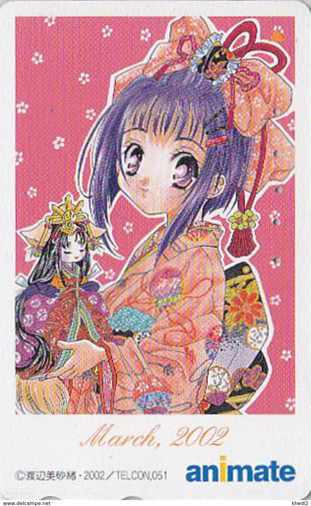 Télécarte Japon / 110-016 - MANGA / 2002 MARCH - Série Animate Magazine / Poupée Doll - ANIME Japan Phonecard- 1700 - BD