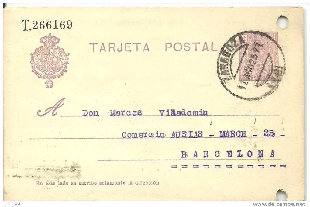 E.P 1925 ZARAGOZA      OJO TALADRO - 1850-1931