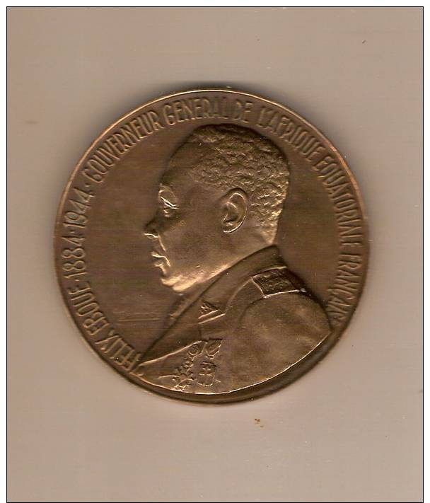 WW2. 1944. De Gaulle. France Libre. Tchad. Félix Eboué. Afrique Equatoriale. Grande Médaille. - Autres & Non Classés