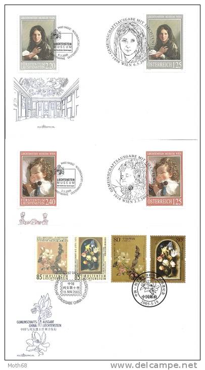 3 Combobriefe 2005, 2006 Und 2008 - Storia Postale