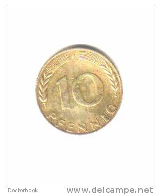 GERMANY    10  PFENNIG  1969 J  (KM # 108) - 10 Pfennig