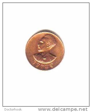 ETHIOPIA    1  CENT  1936  (KM # 32) - Ethiopia