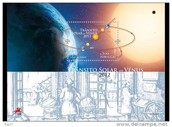 Portugal 2012 - Astronomie, Transite Solaire De Vénus - BF Neufs // Mnh - Ungebraucht