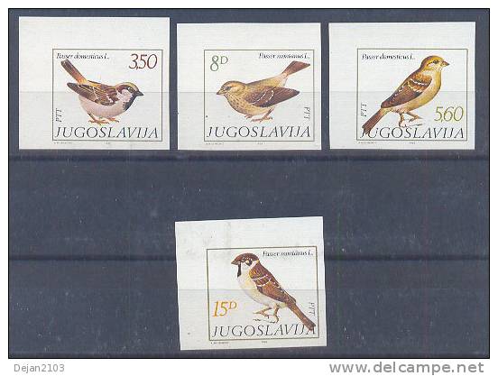 Yugoslavia Fauna-birds Imperforated 1982 MNH ** - Sonstige & Ohne Zuordnung