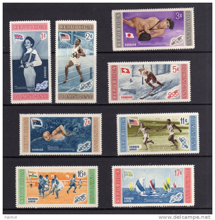 DOMINICA 1956-1957 OLYMPIC GAMES MELBOURNE - GIOCHI OLIMPICI - JEOUX OLYMPIQUES MNH - Dominique (1978-...)