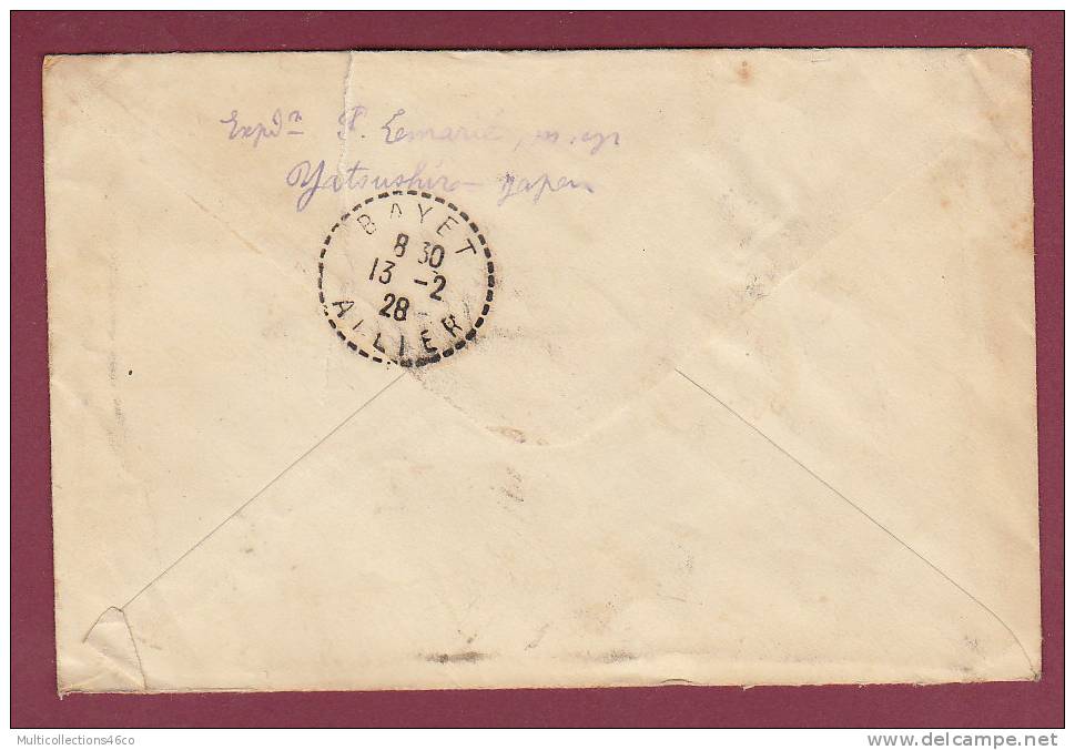 MARCOPHILIE - 070912 - JAPON - Lettre Pour La France Via Sibérie - Lettres & Documents