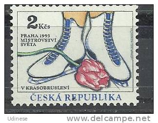 CZECH REPUBLIC 1993  - ART SKATING GAMES - MNH MINT NEUF NUEVO - Unused Stamps