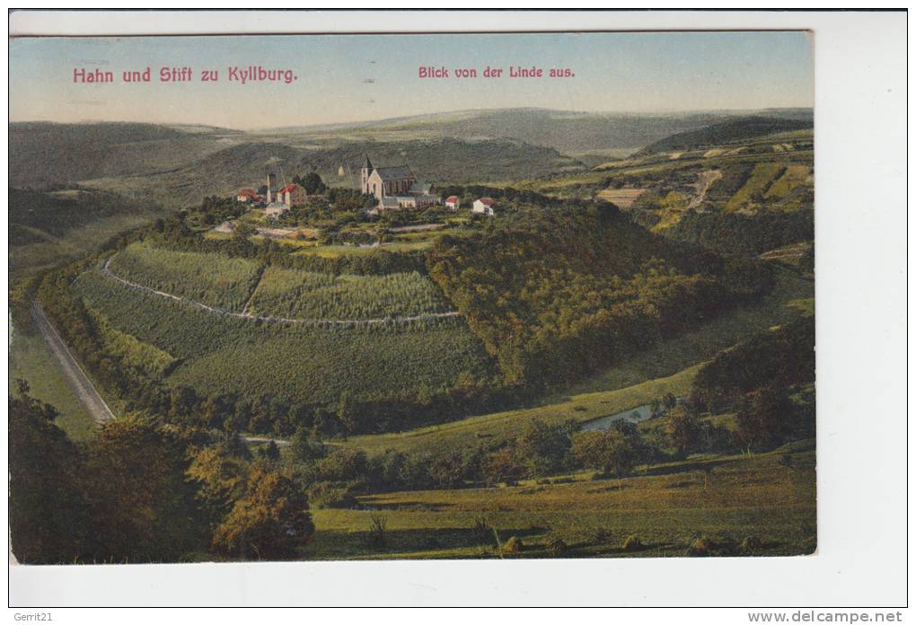 5524 KYLLBURG, Hahn Und Stift Zu Kyllburg, Blick Von Der Linde, 1924 - Bitburg