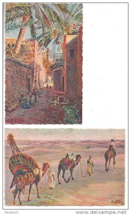 ORTEGA Alger - Lot De 7 Cartes - Paysages Africains - Otros & Sin Clasificación